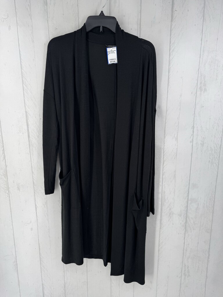 L open front long cardi