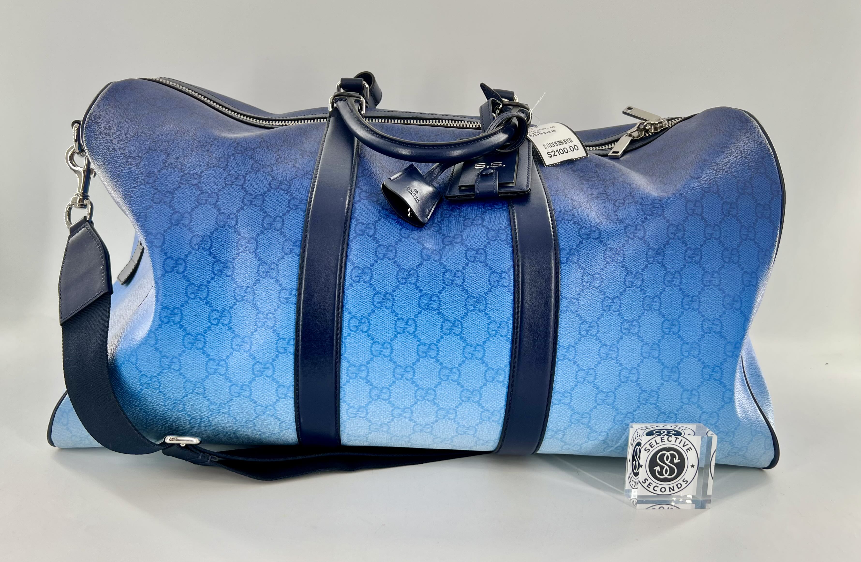 Large ombre gg duffle bag