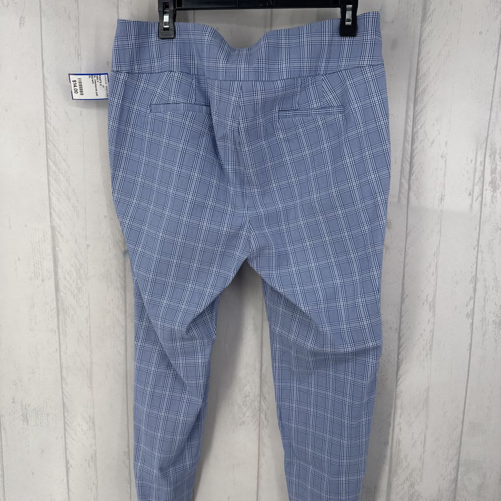 XL checkered pull-on pant