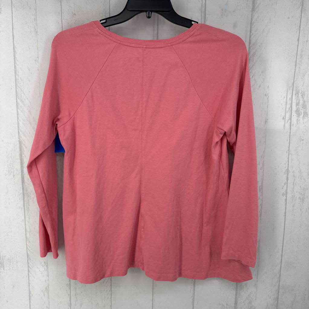 L scoop neck l/s tee