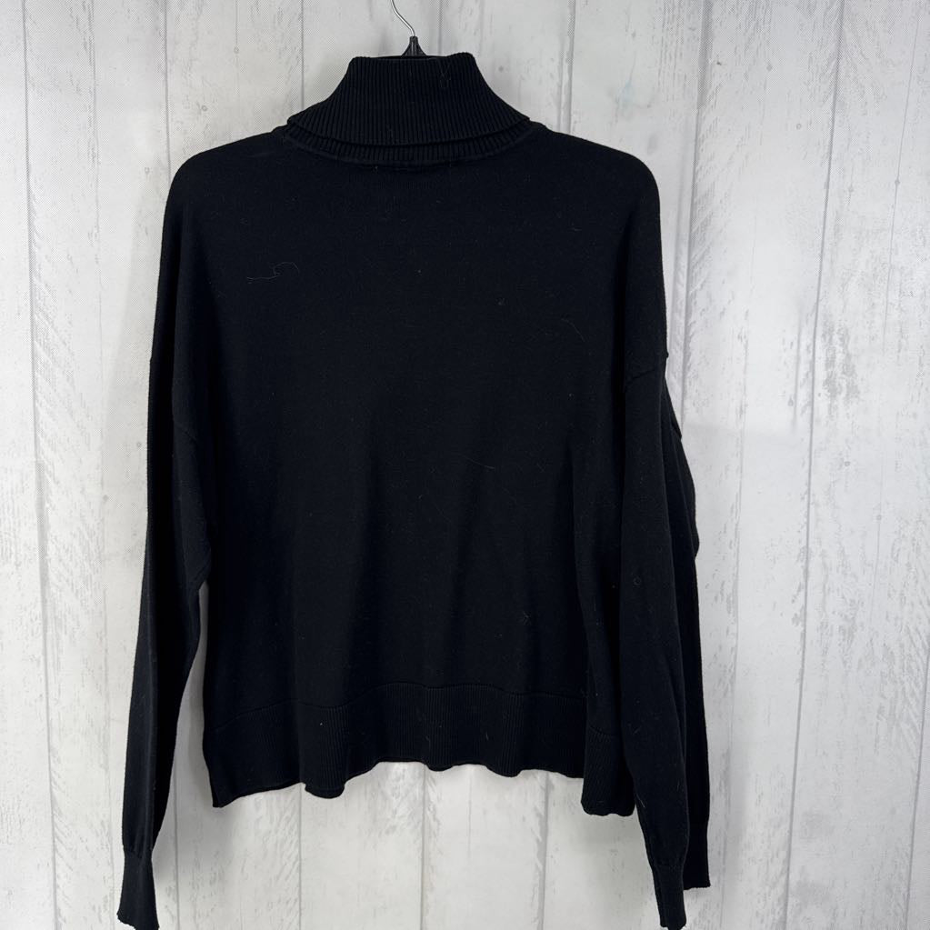 L sequin pocket dolman slv sweater