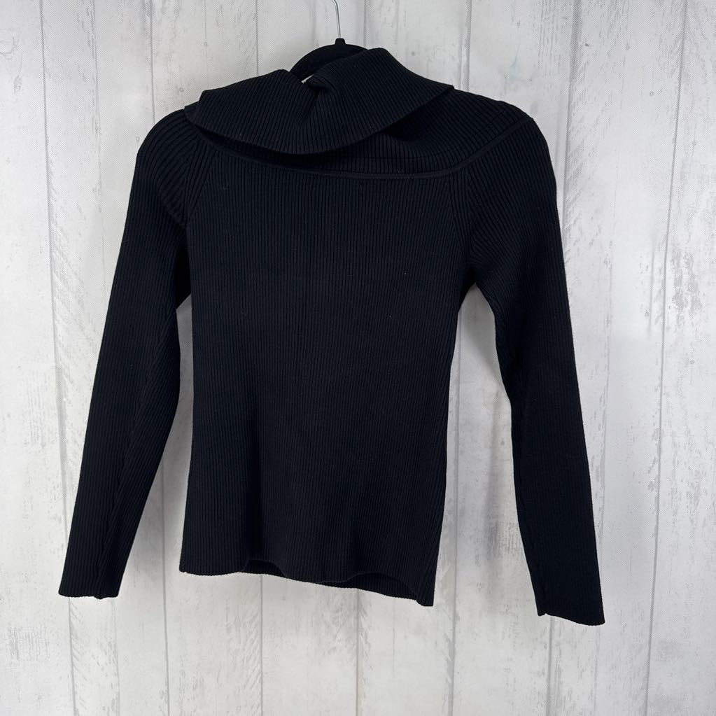R109 M ribbed cowl neck sweater