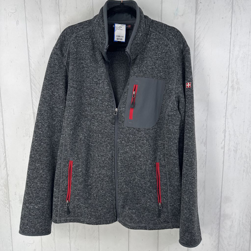 L zip-up jacket