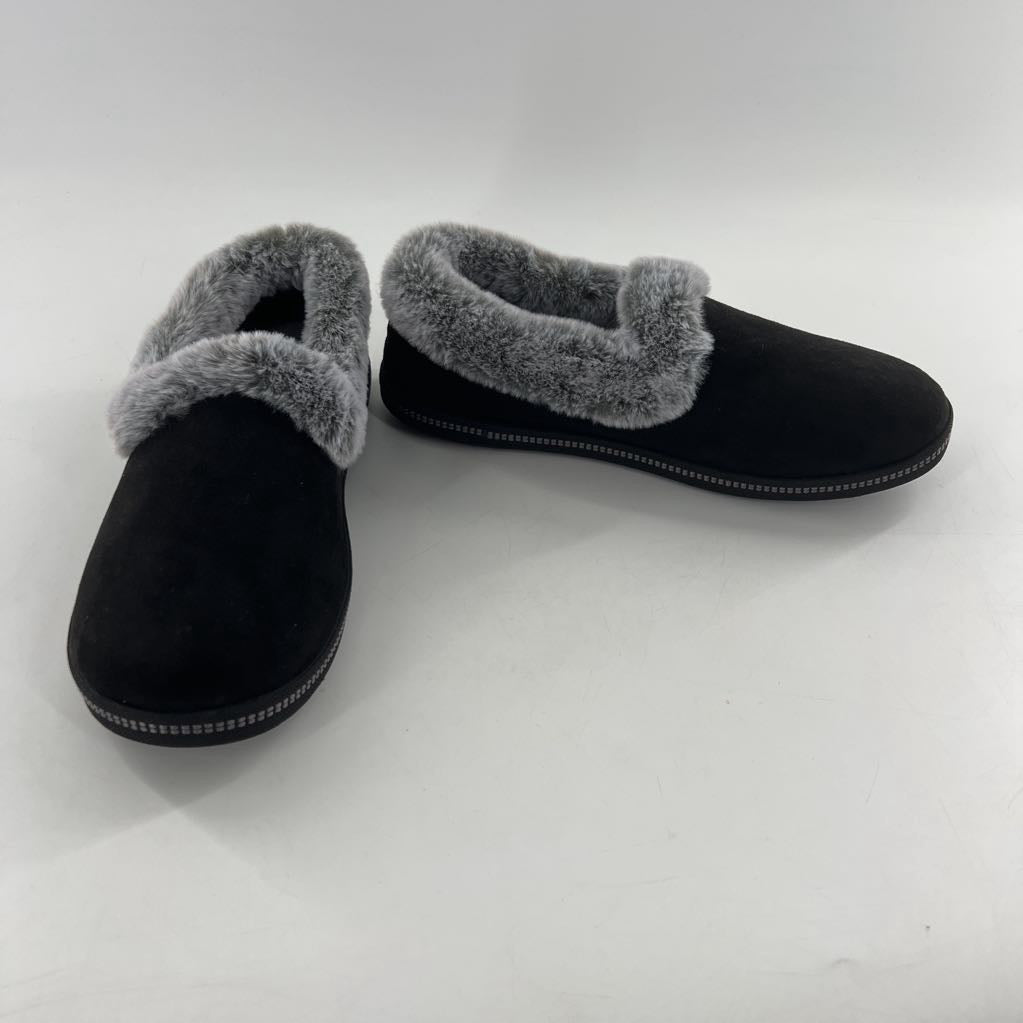 9 faux fur lined slippers