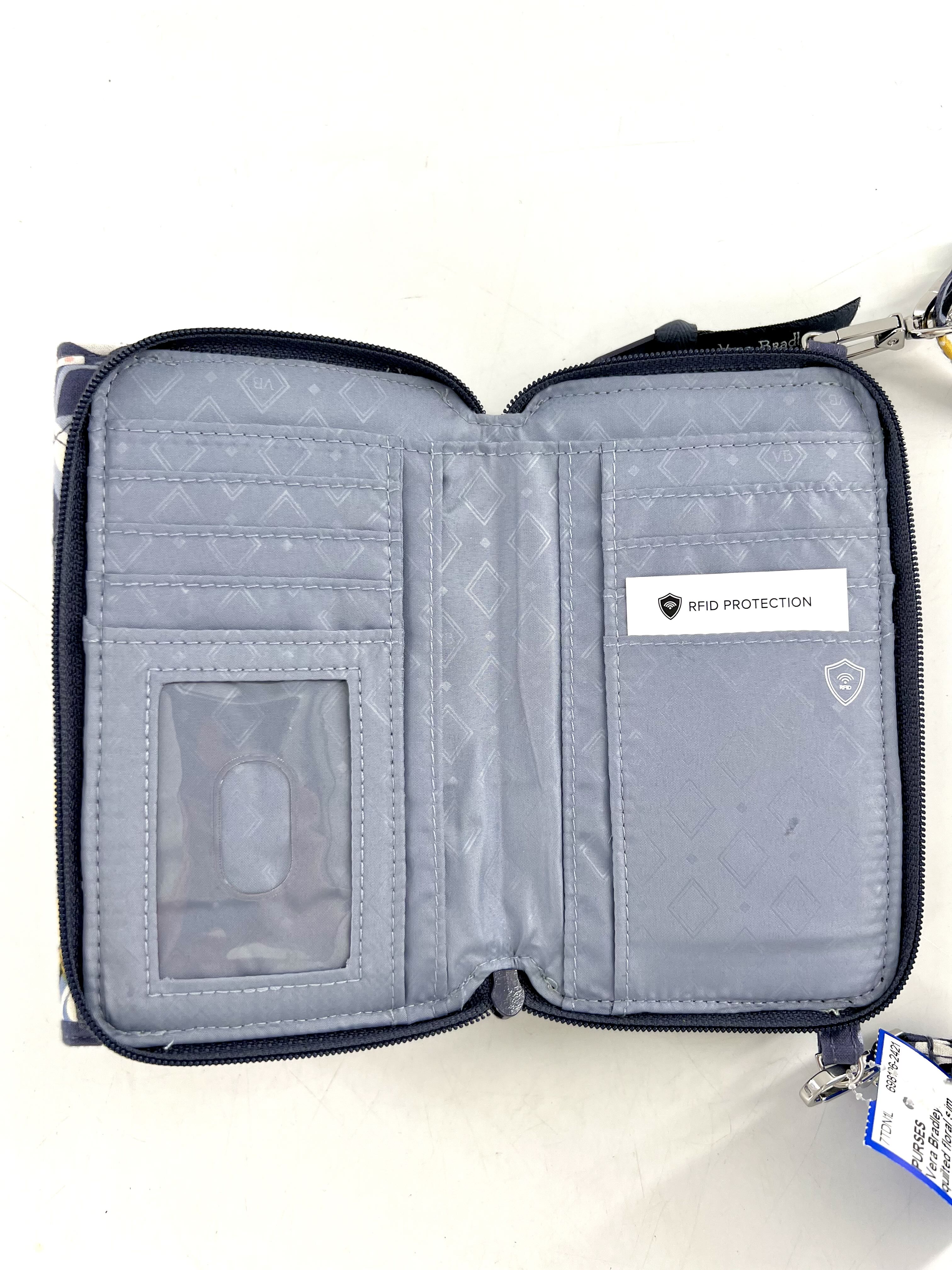 quilted floral slim crossbody