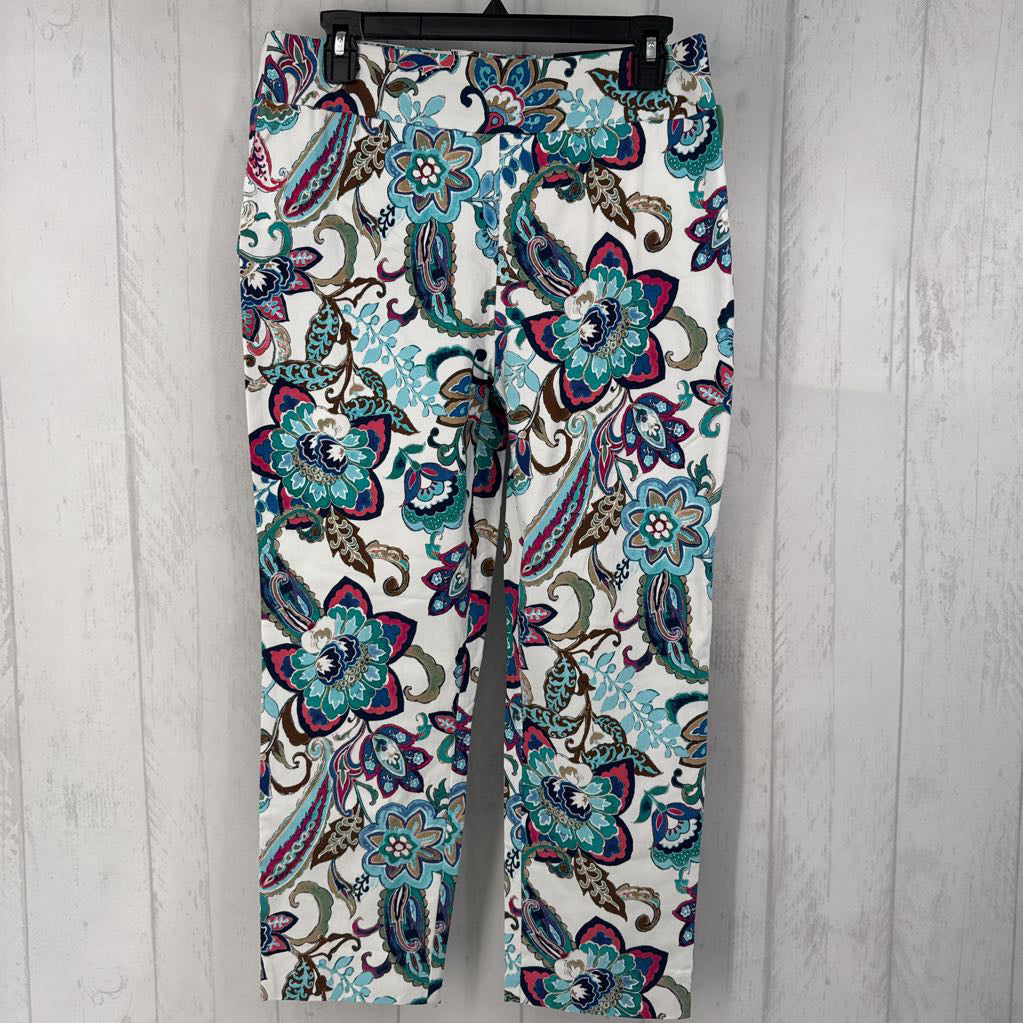 R89 .5 floral crop pants