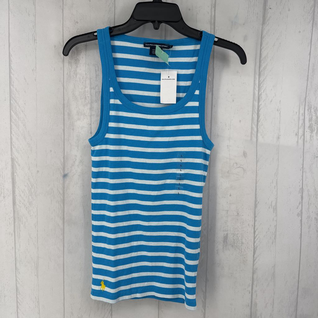 L stripe ribbed tank