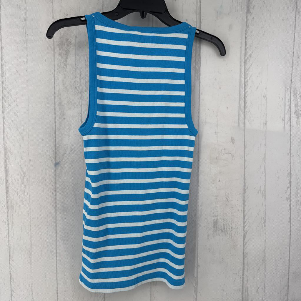 L stripe ribbed tank