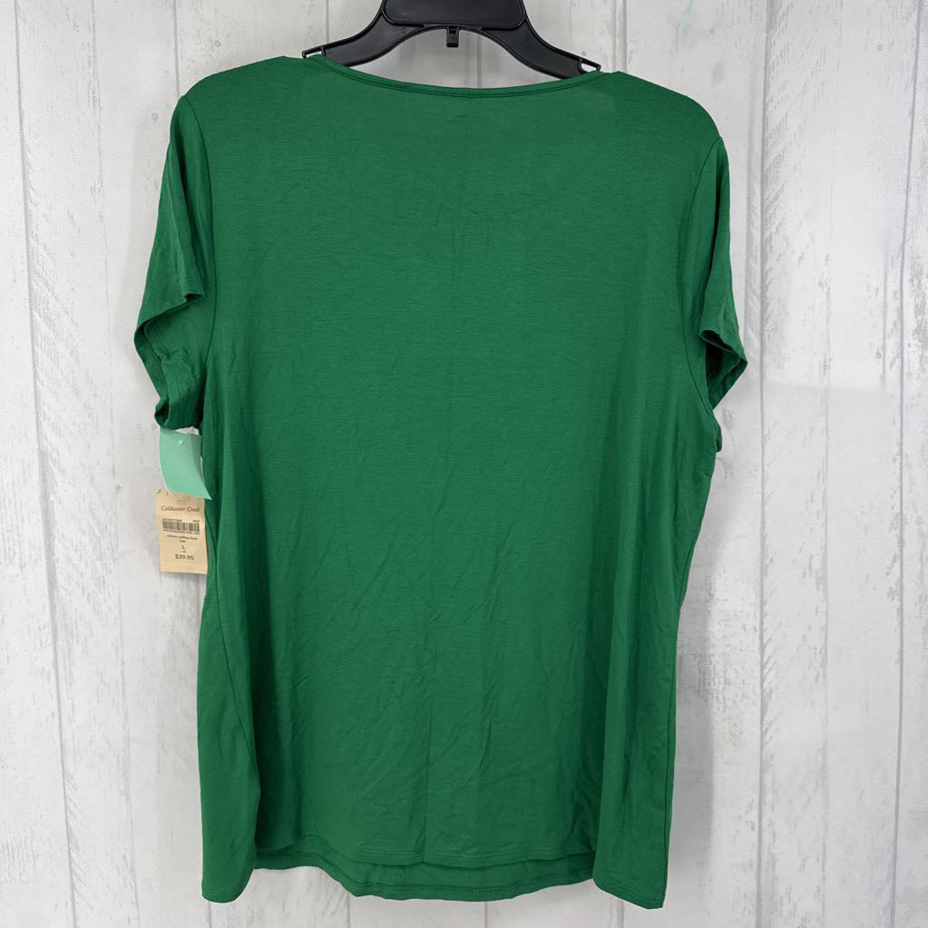 R40 L micro ruffles knit top