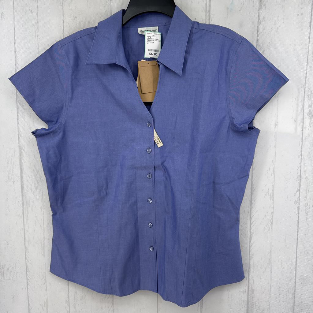 R49 XL no iron wst dtl s/s shirt