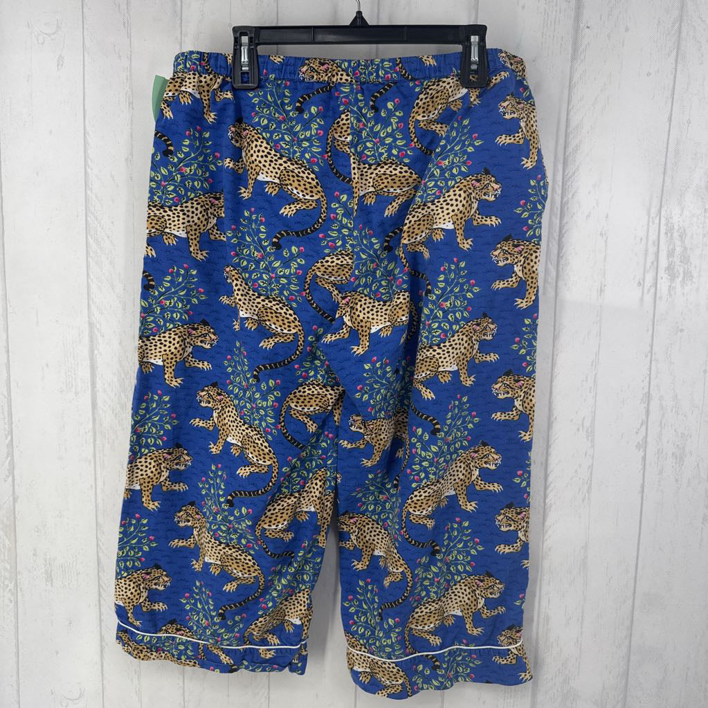 1 bagheera print poplin pants