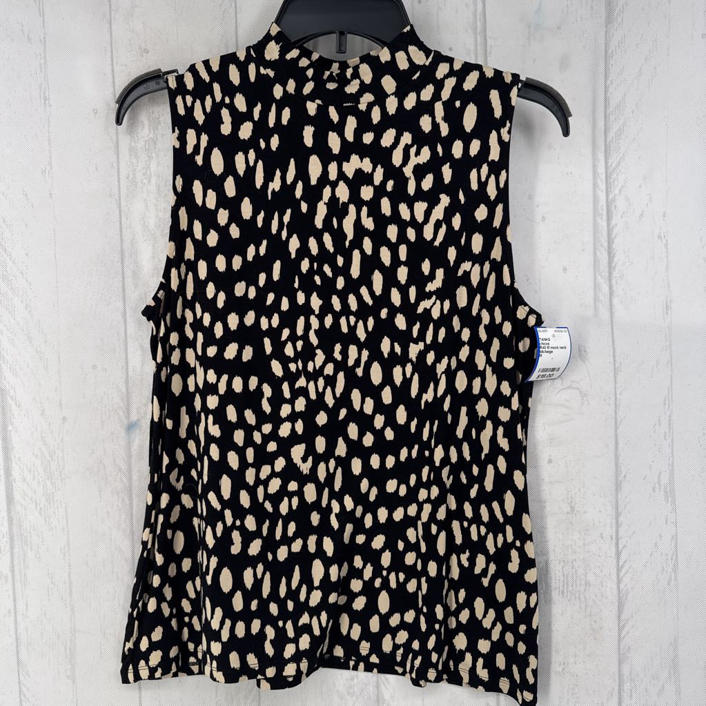 R40 M mock neck animal print tank