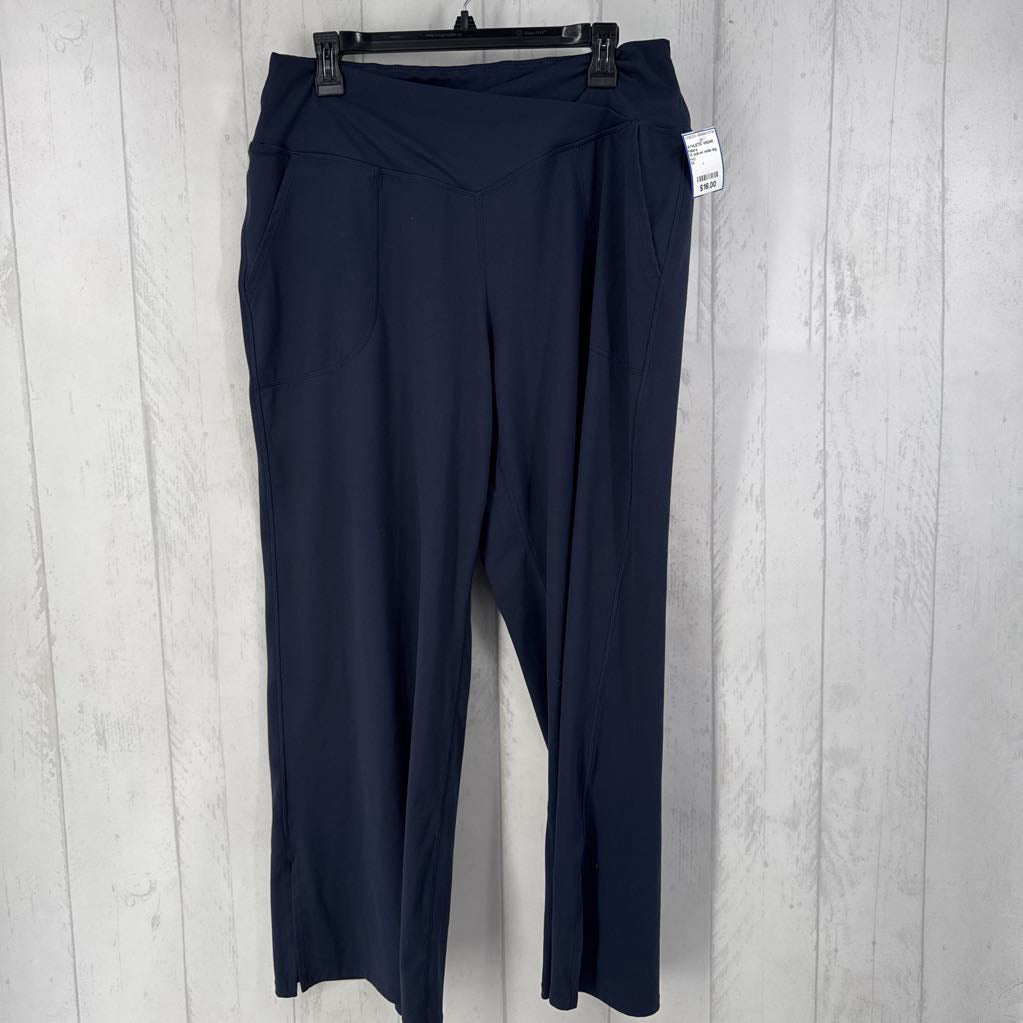 1X pull-on wide leg pant