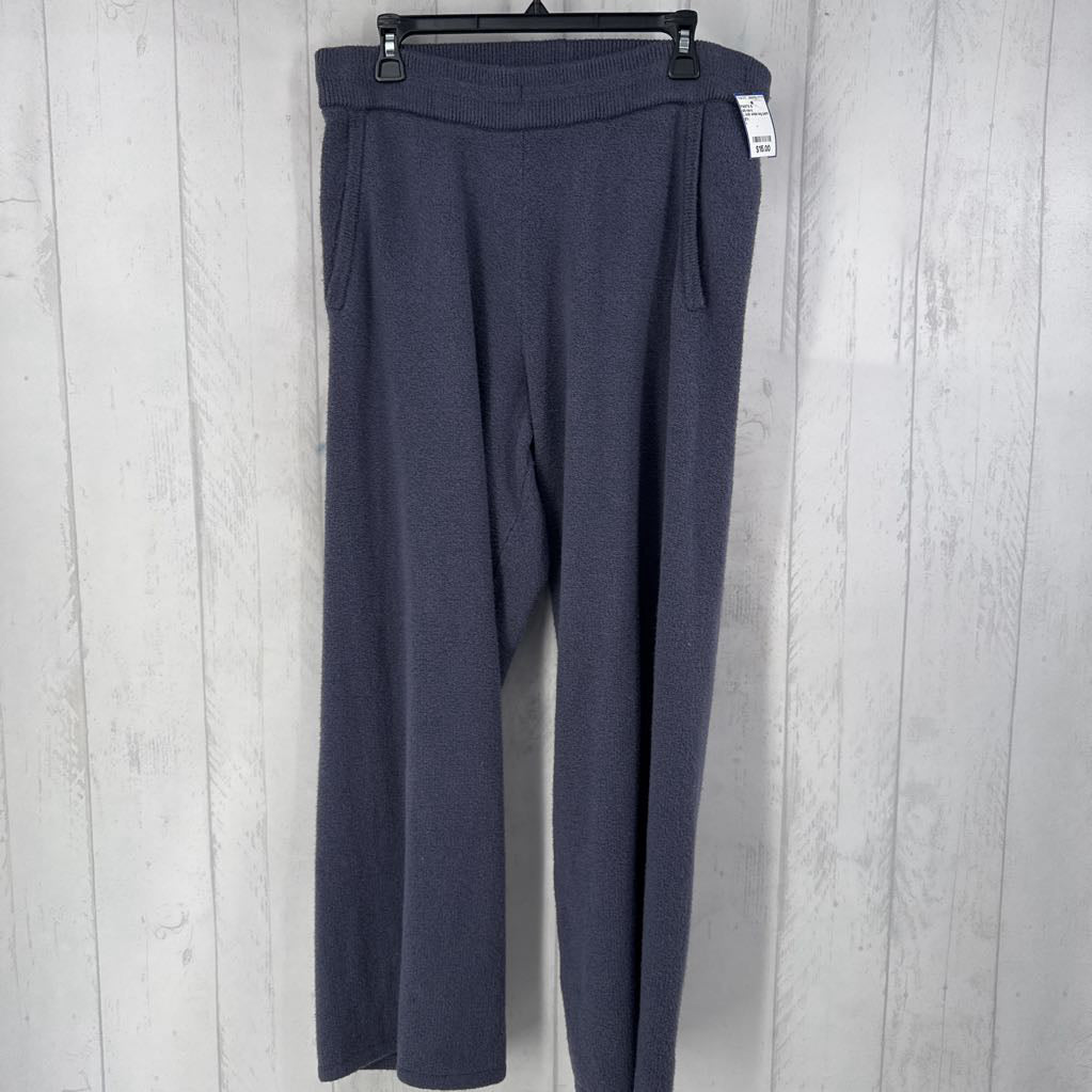 L knit wide leg pant