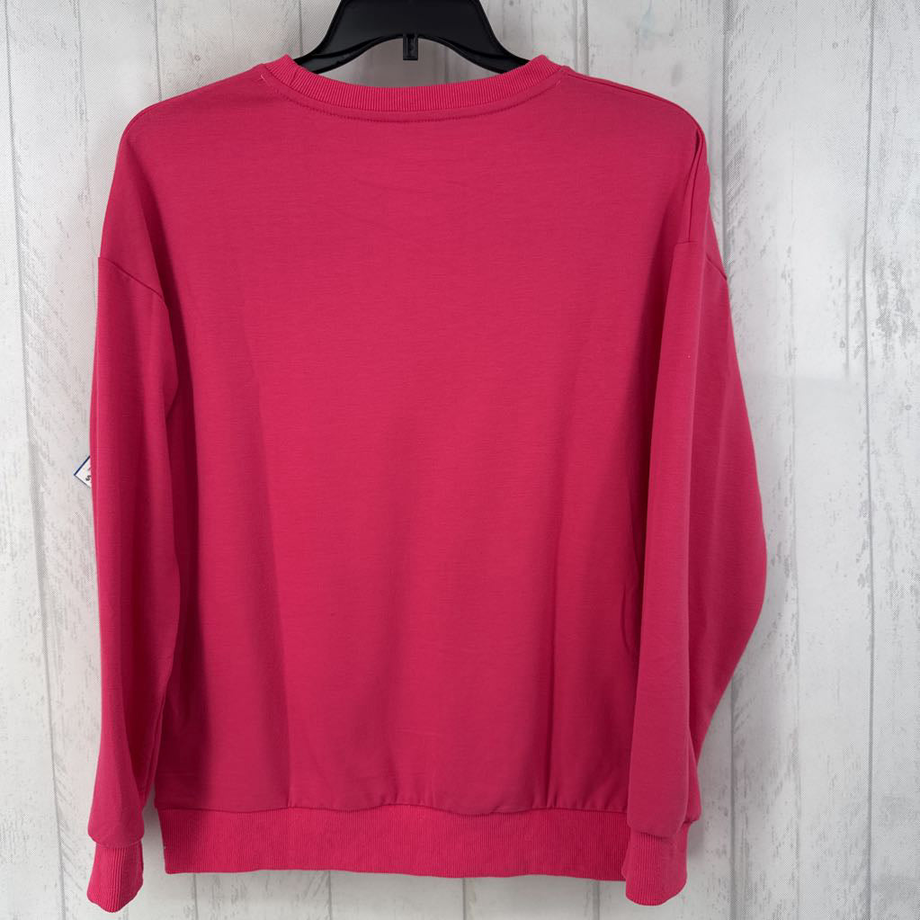 M wonder woman pink ribbon sweatshirt