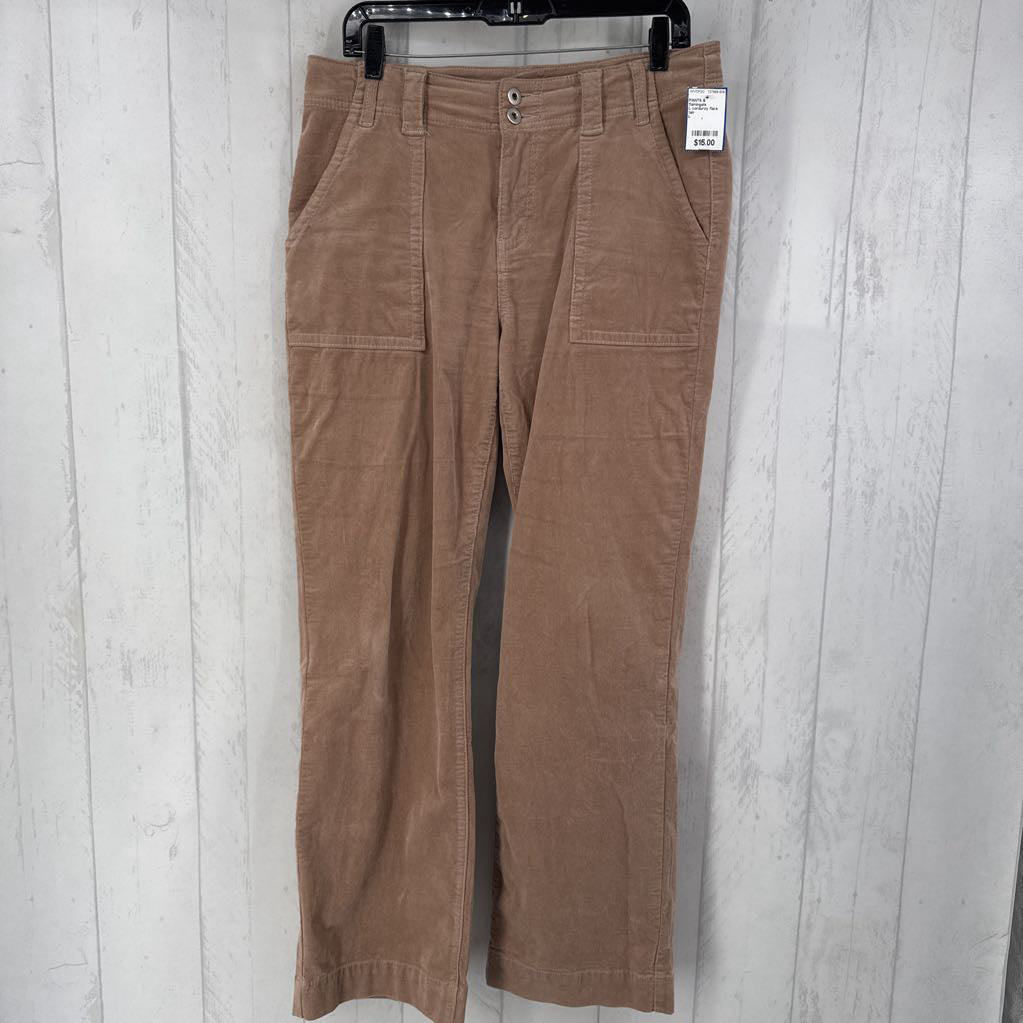 L corduroy flare leg pant