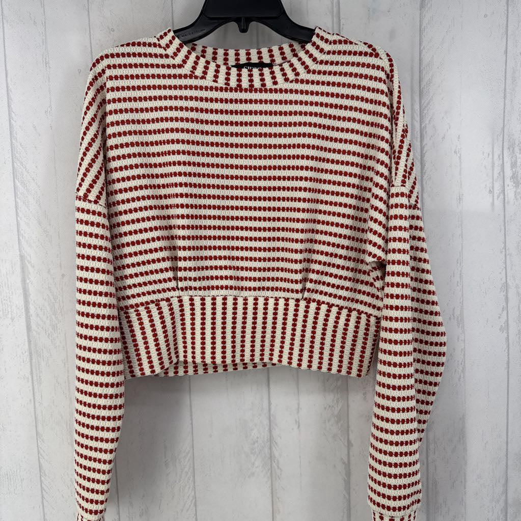 XL textured cropped top