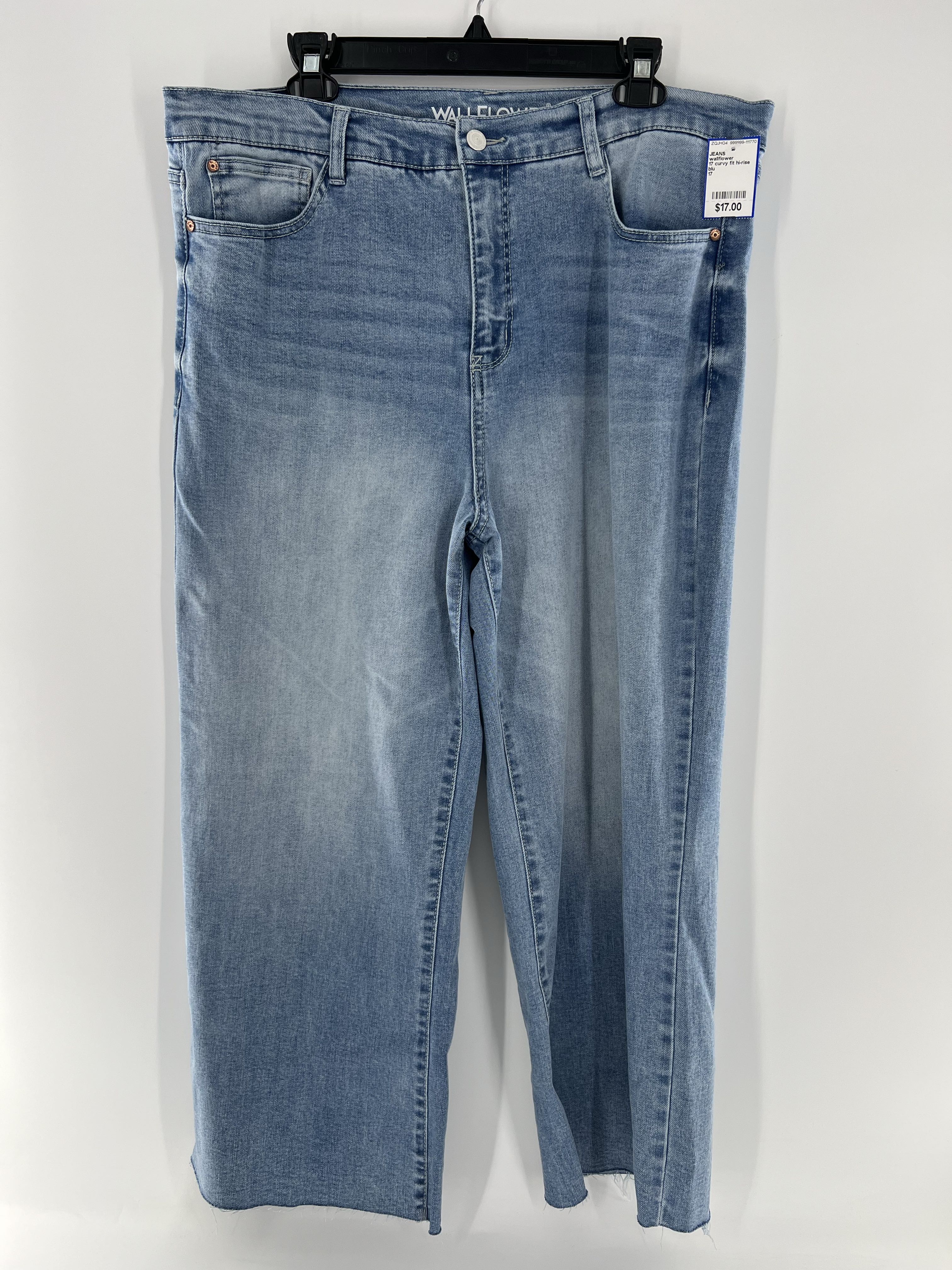 17 curvy fit hi-rise wide leg jean