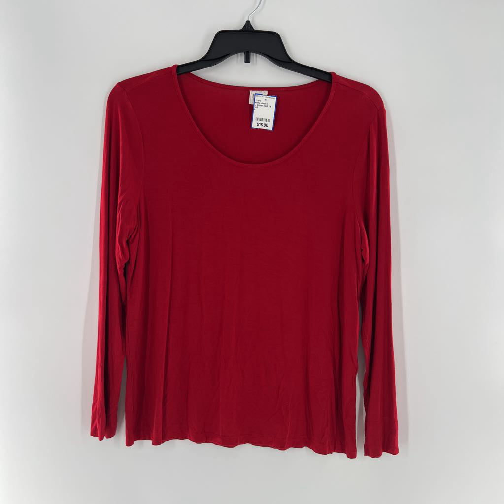 L scoop neck l/s layering tee