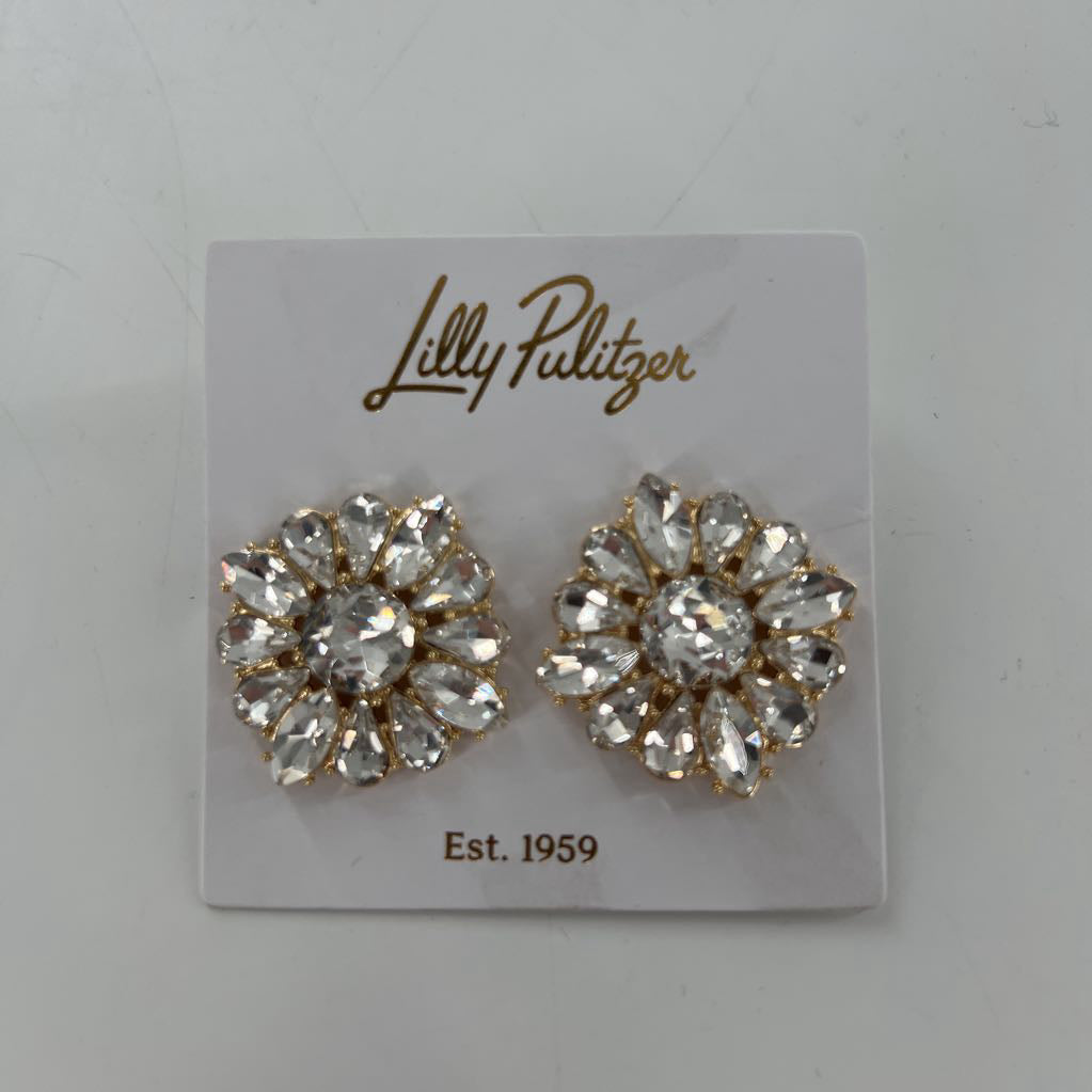 rhinestone stud earrings