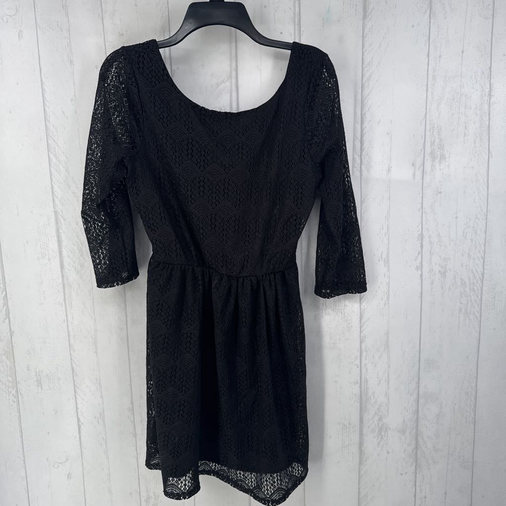 L lace 3/4 slv dress