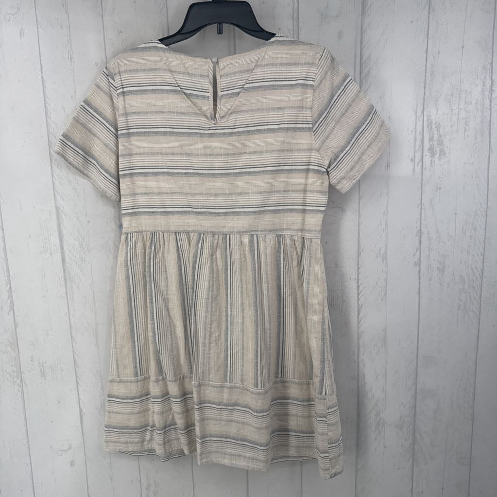 M s/s stripe dress