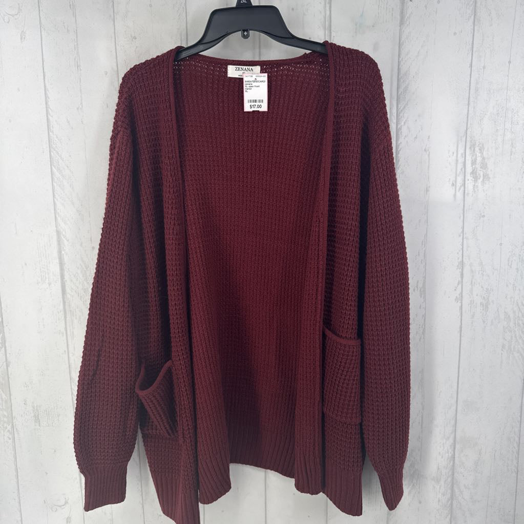 S marled drop shoulder cardi