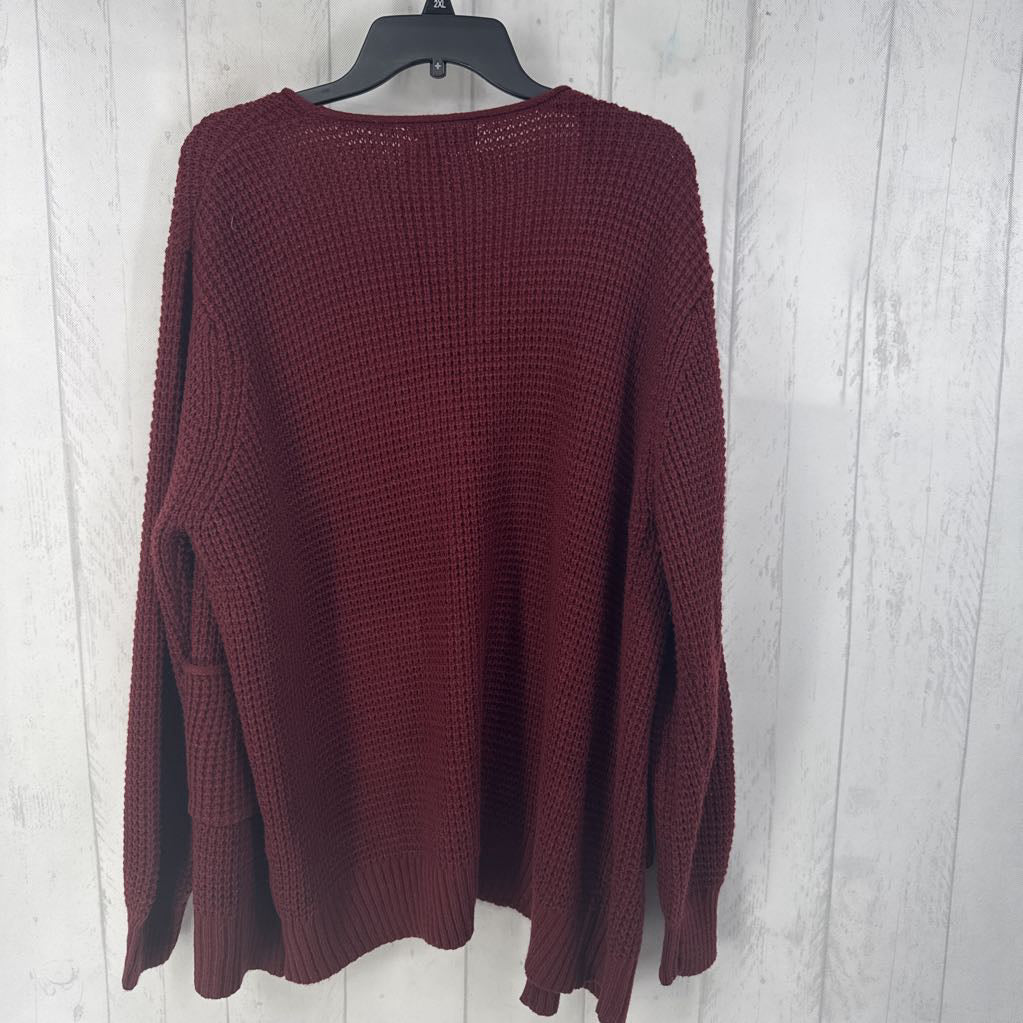 S marled drop shoulder cardi