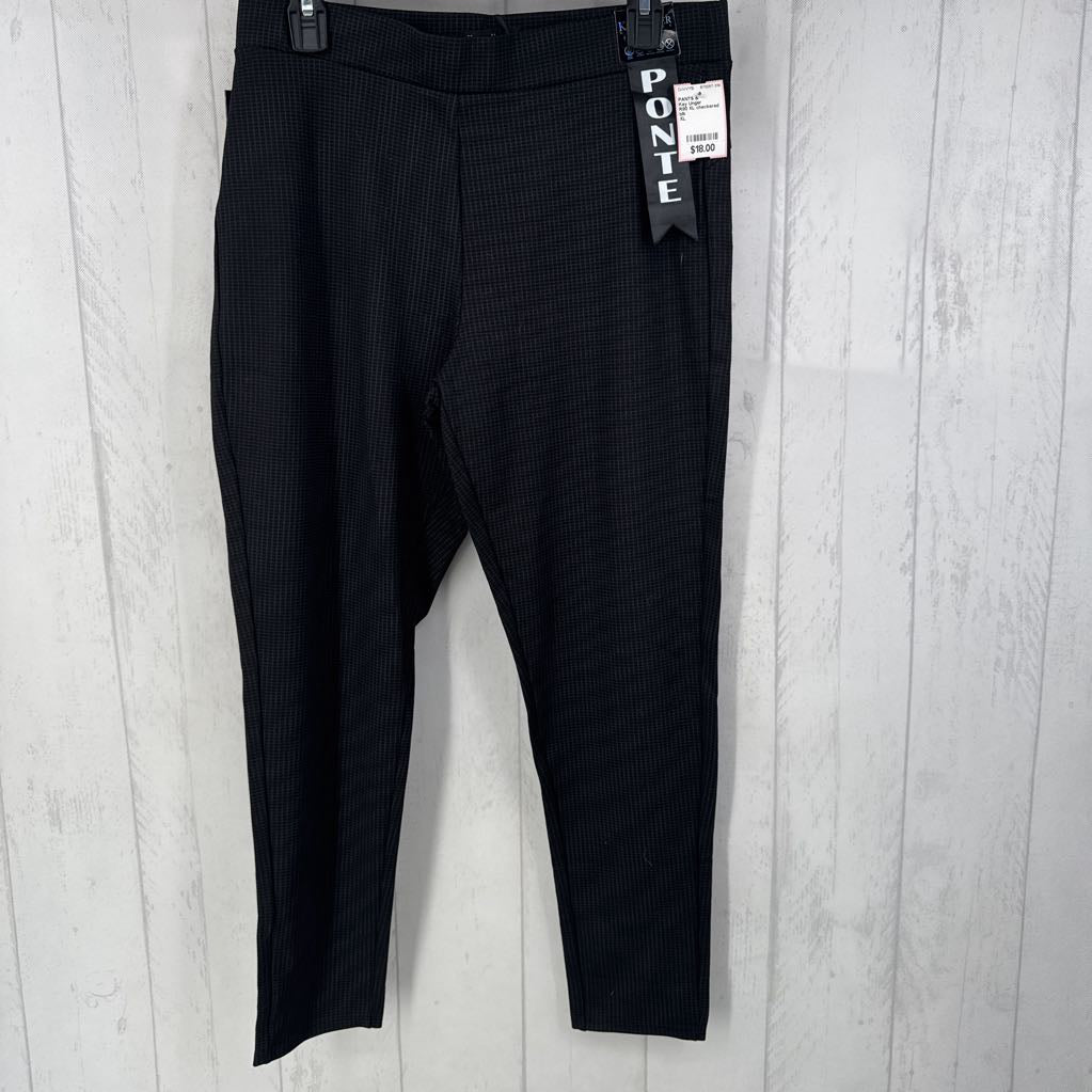 R80 XL checkered ponte pant