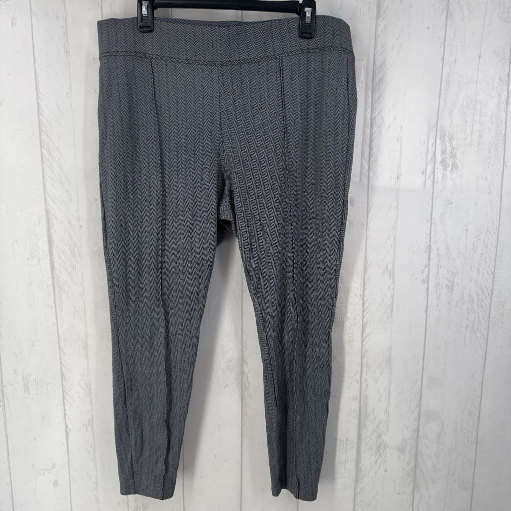 XL herringbone print hi rise legging