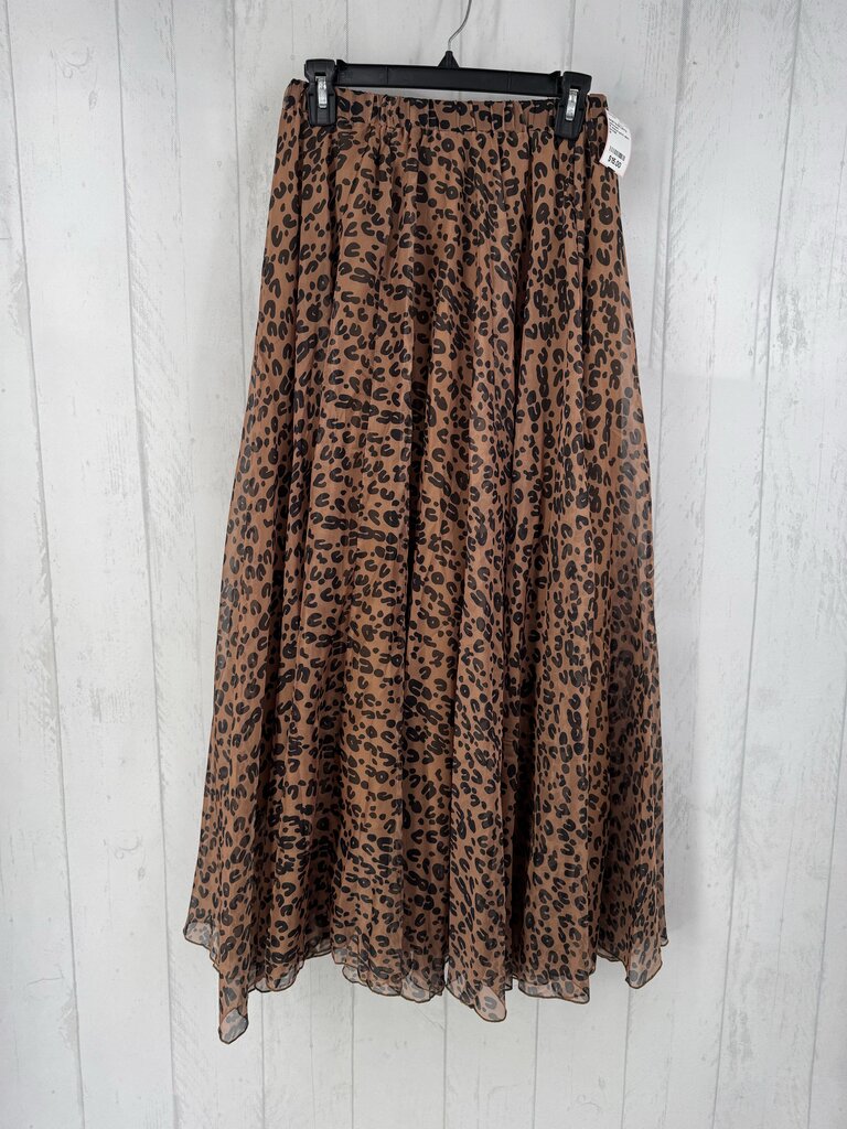 M animal print skirt