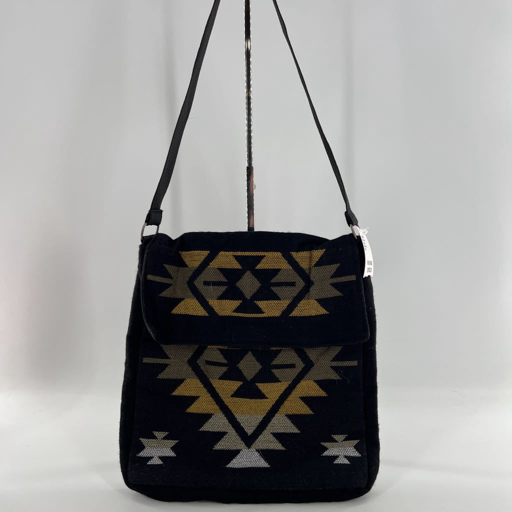 woven southwestern shoulder bag
