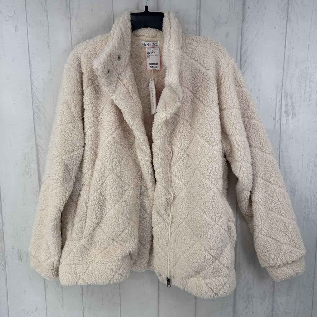 L/XL sherpa jacket