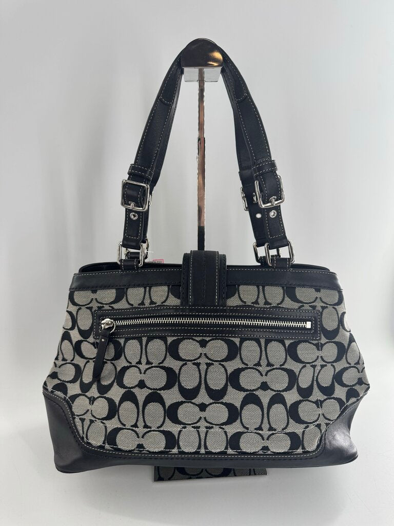 signature canvas shoulder tote