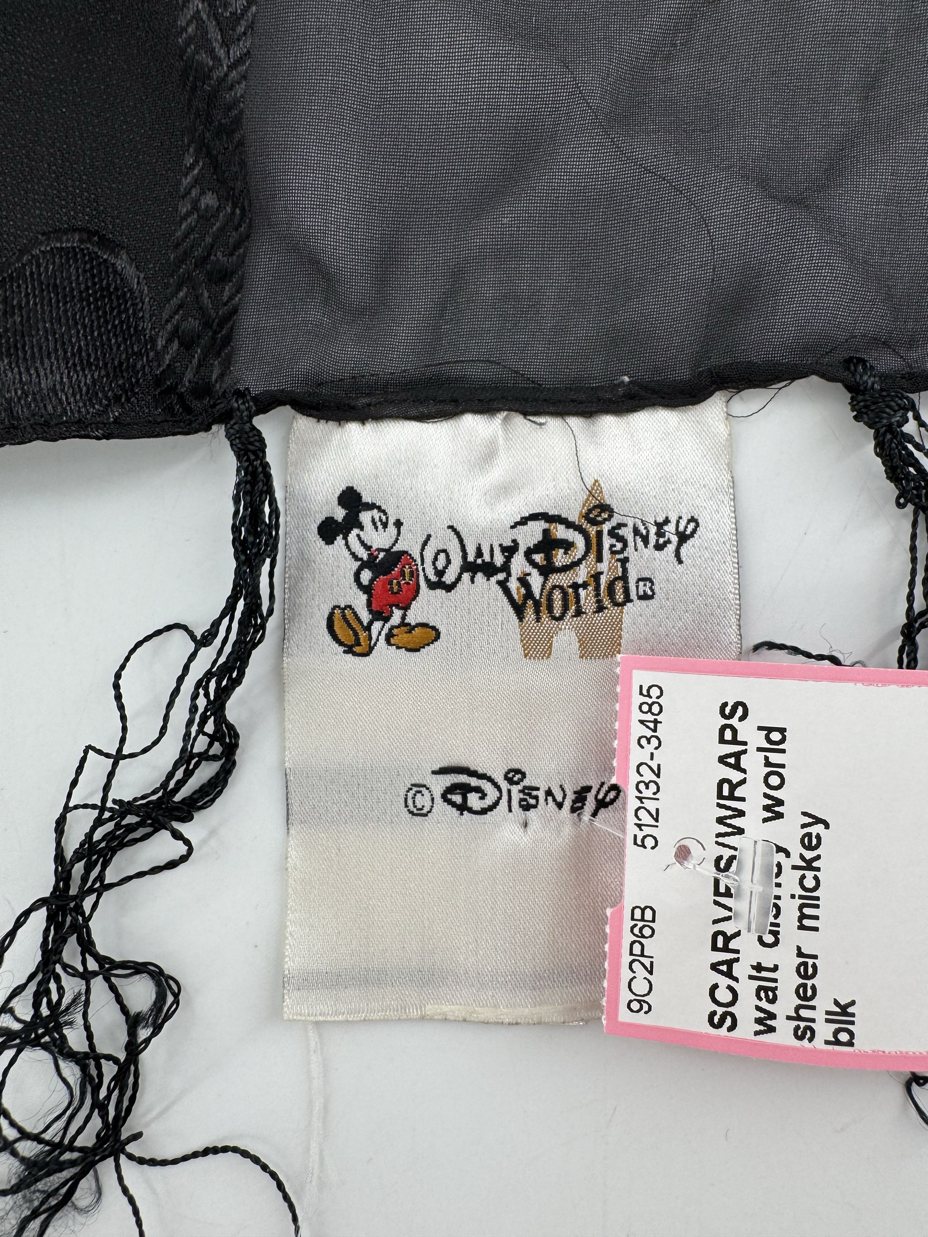 sheer mickey mouse scarf