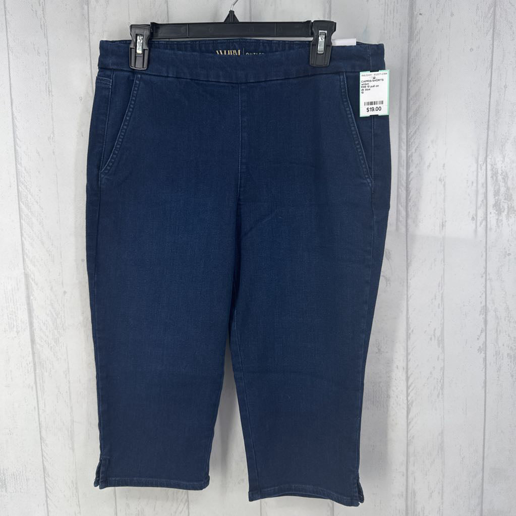 R69 10 pull on denim capris