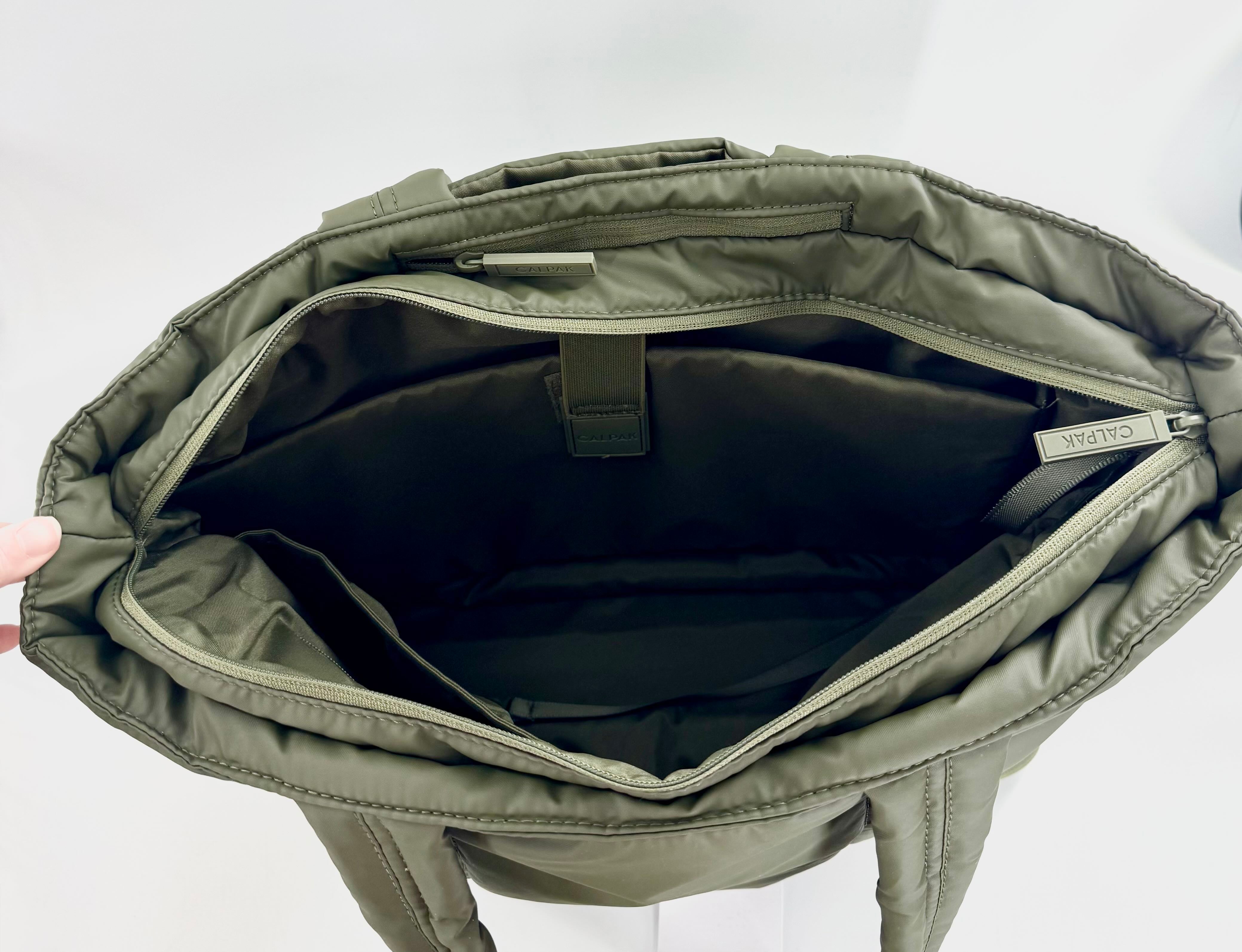 expandable laptop tote