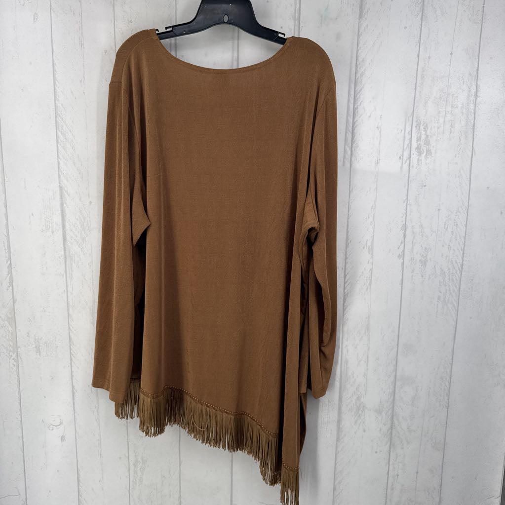1X fringe hem l/s tunic