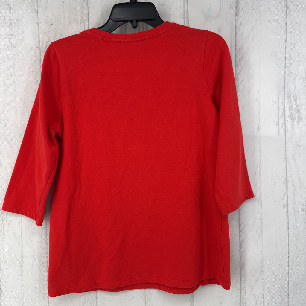 XS grommet 3/4 slv top