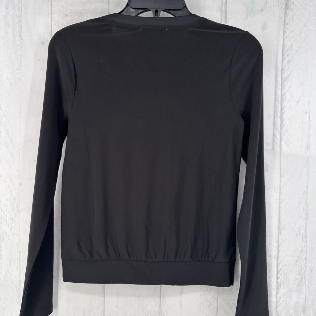 R35 XXS lace up l/s top
