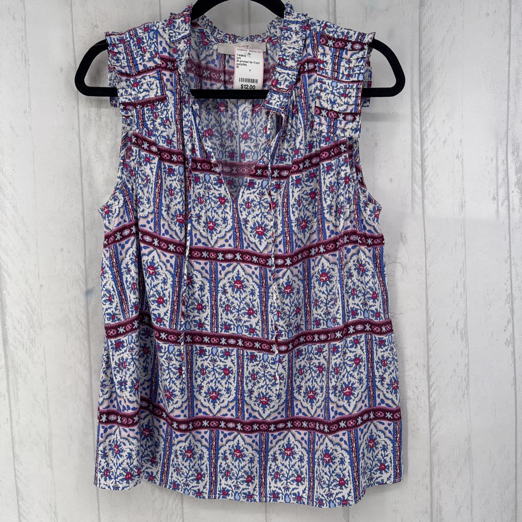 M printed tie front tank