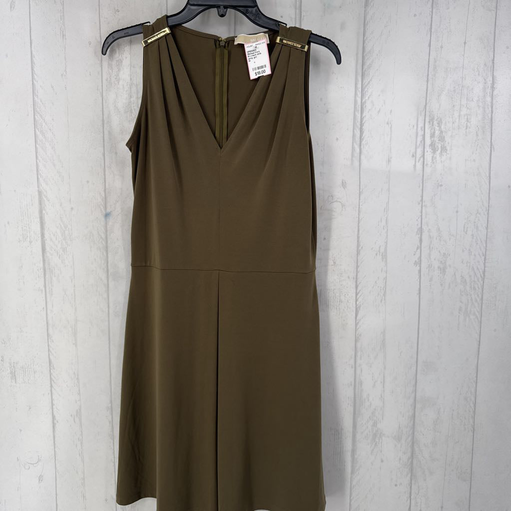 M v-neck slvls dress