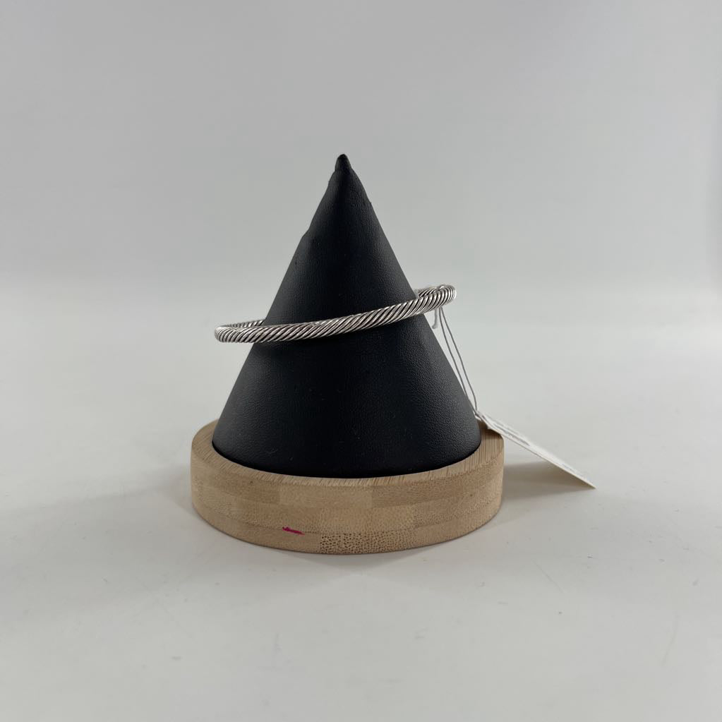 silver tone cuff bracelet