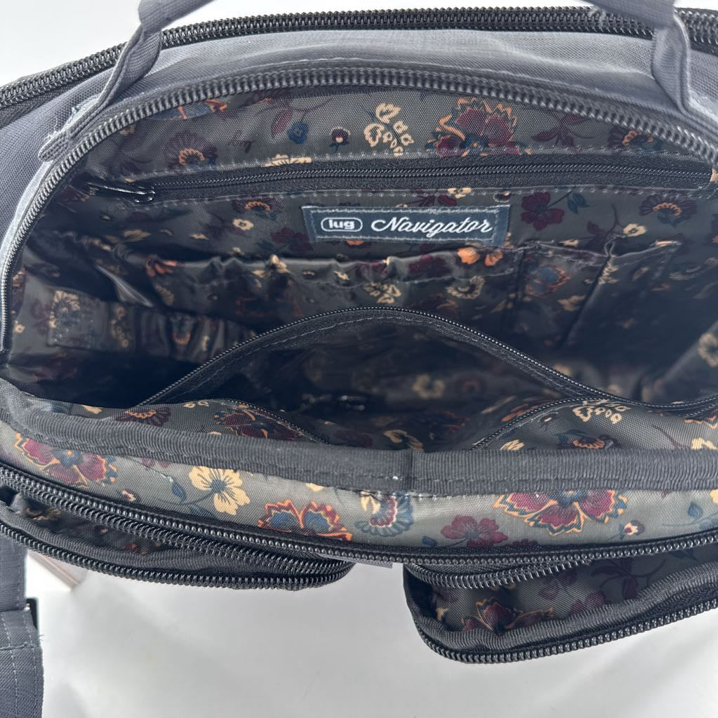 quilted double top zip crossbody