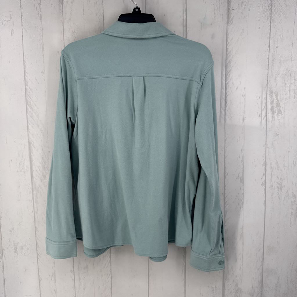 M button down l/s top