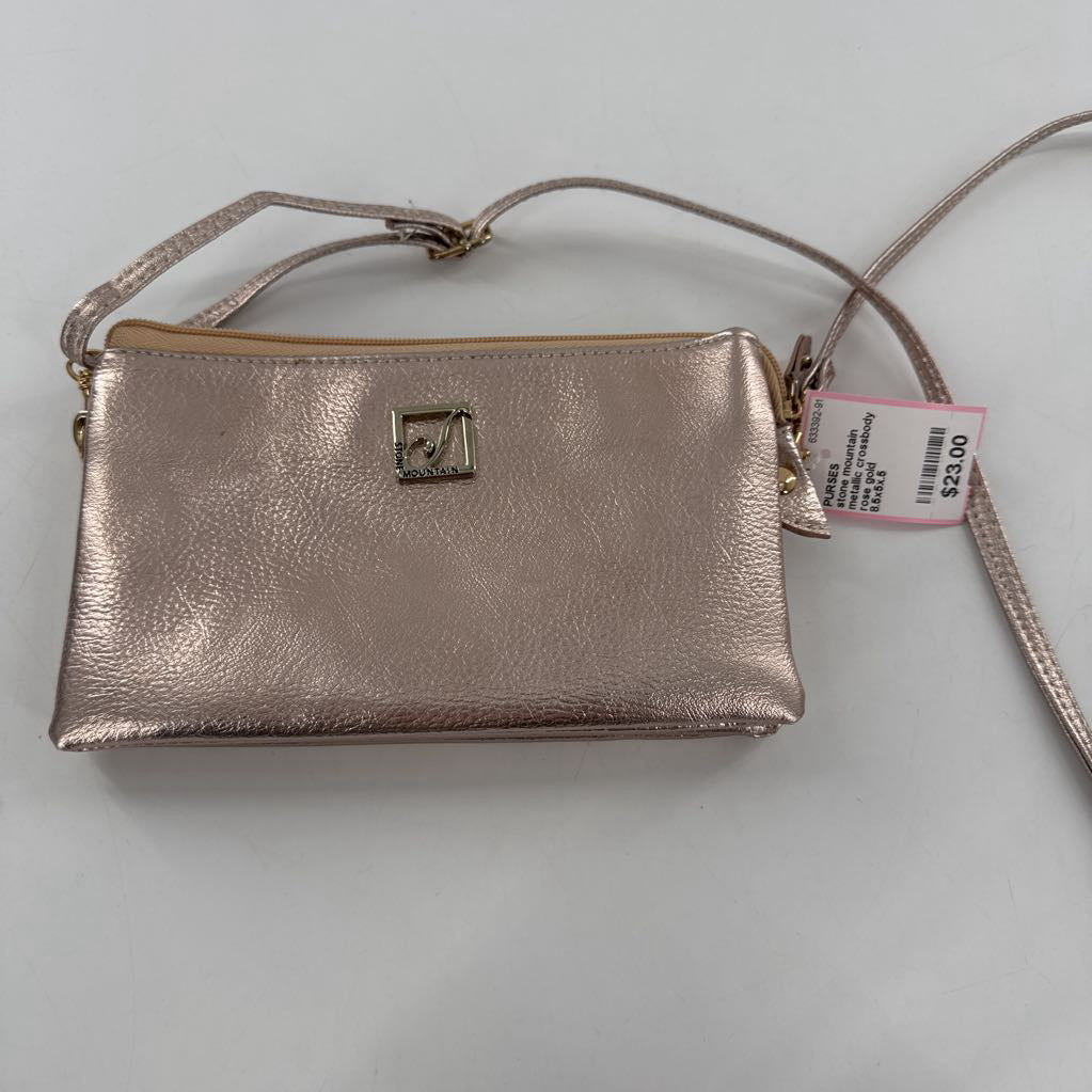 metallic crossbody