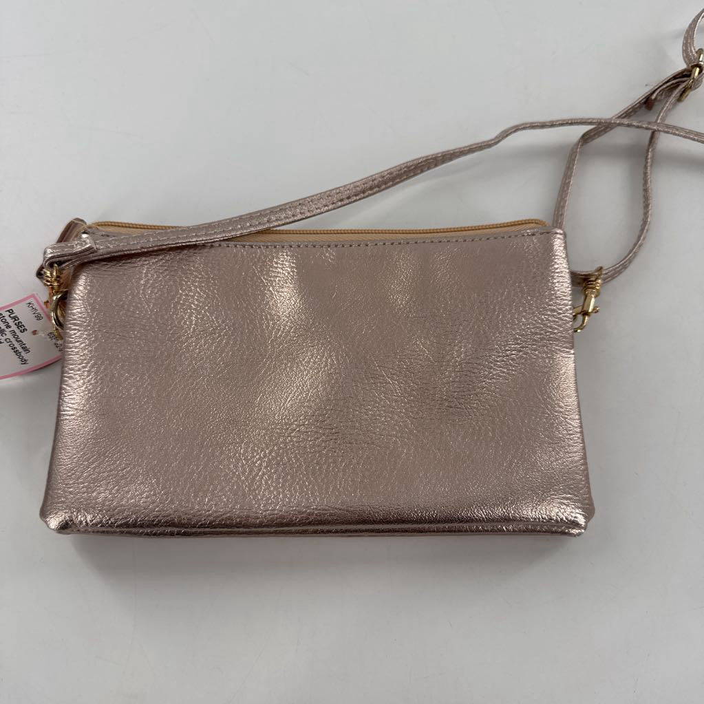 metallic crossbody