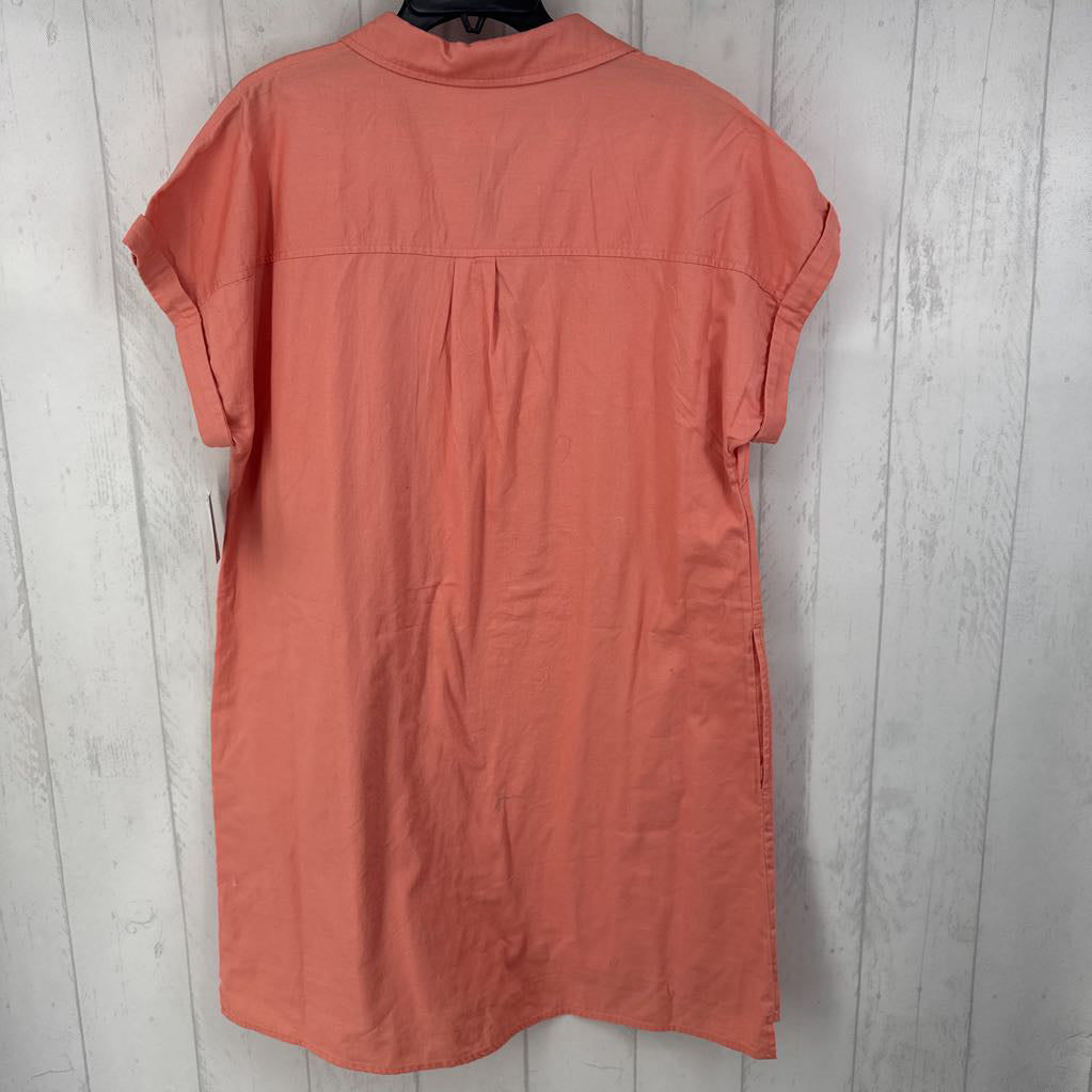 R38 XL notch neck s/s dress