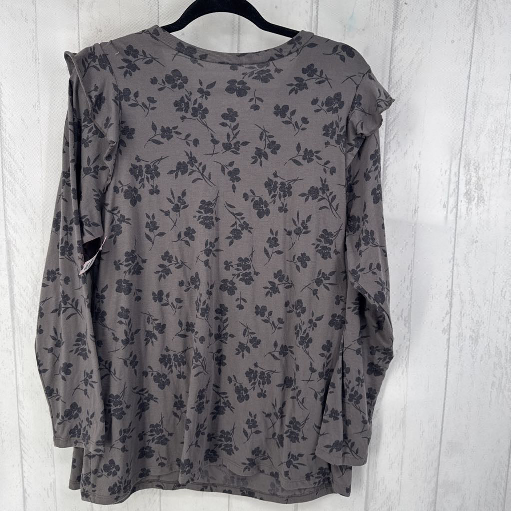 2X flo print l/s tee