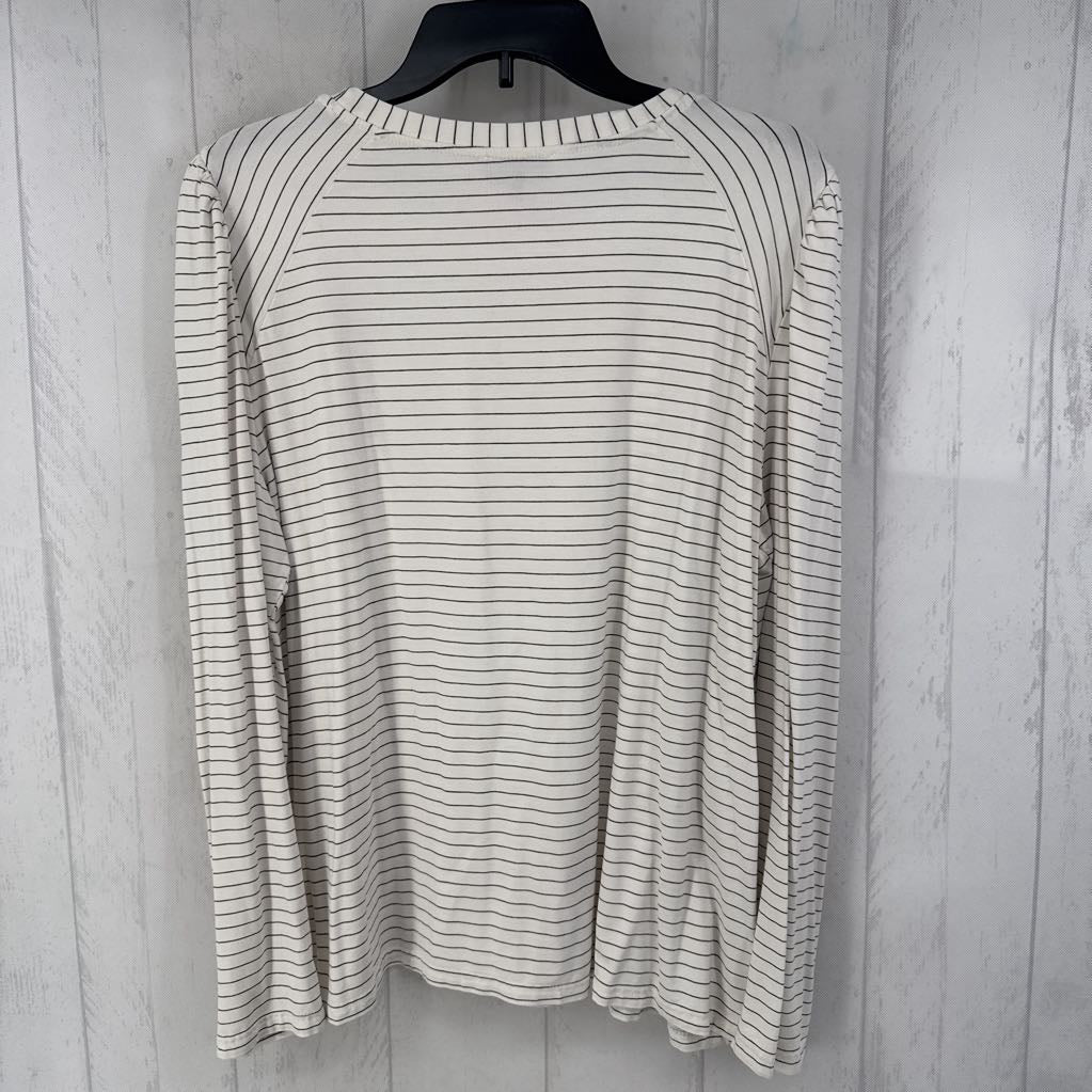 XL striped l/s top